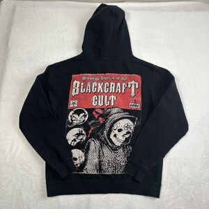 BlackCraft Cult Haunting Stories Pullover Black Long Sleeve Hoodie Men's Medium